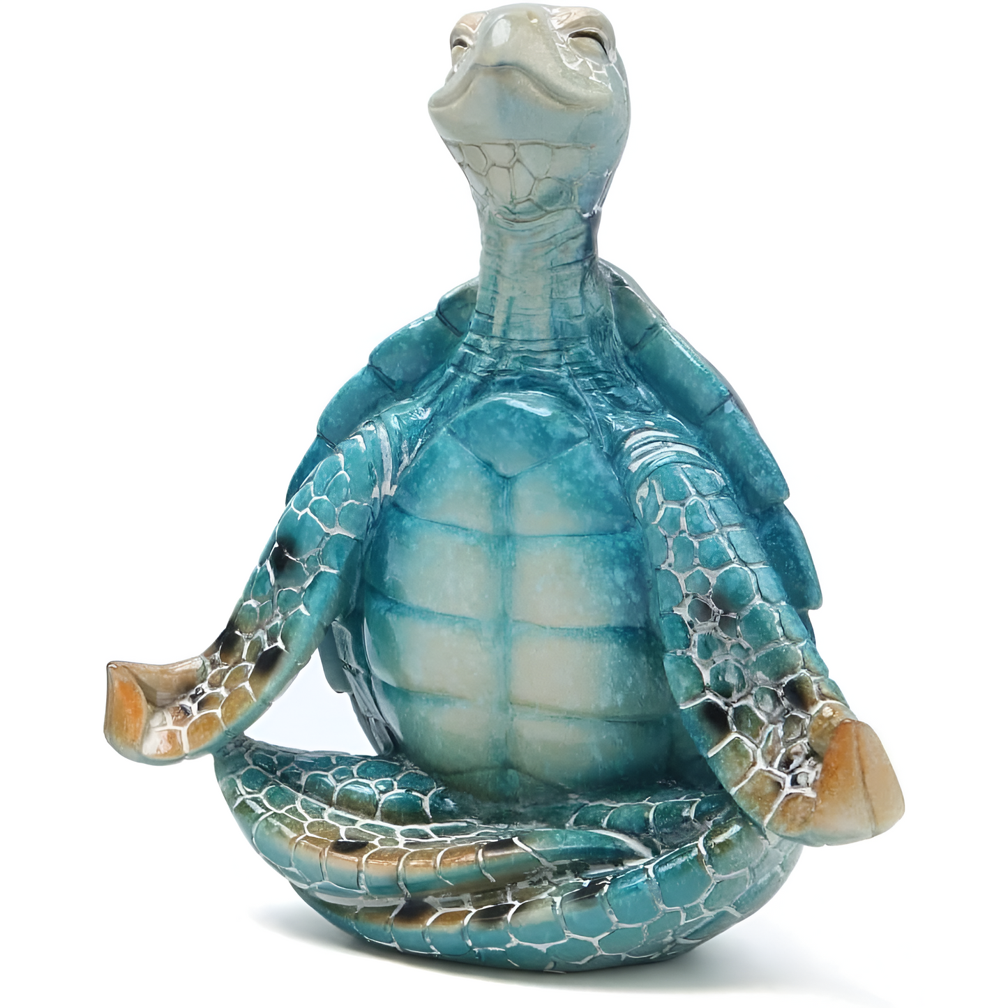 Meditation Yoga Turtle Figurine For Spiritual Garden