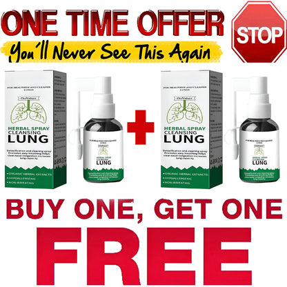 🎉[Special Offer] Get 2 Extra Lung Cleansing Spray for the price of 1🎉