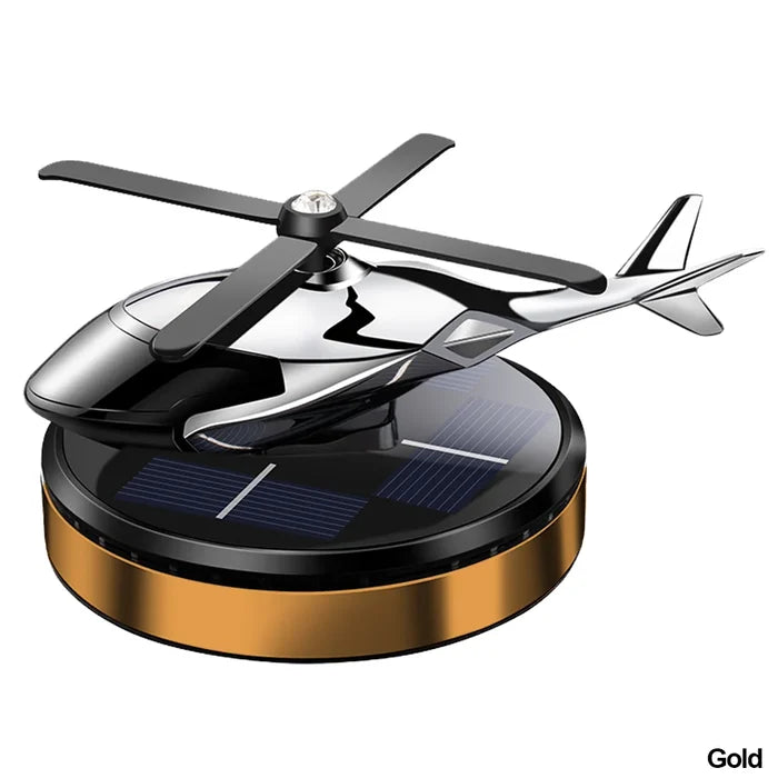 Solar-powered Helicopter Aromatherapy Car Air Freshener