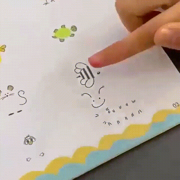 NOTEBOOK FOR FINGER PAINTING 📗🎨
