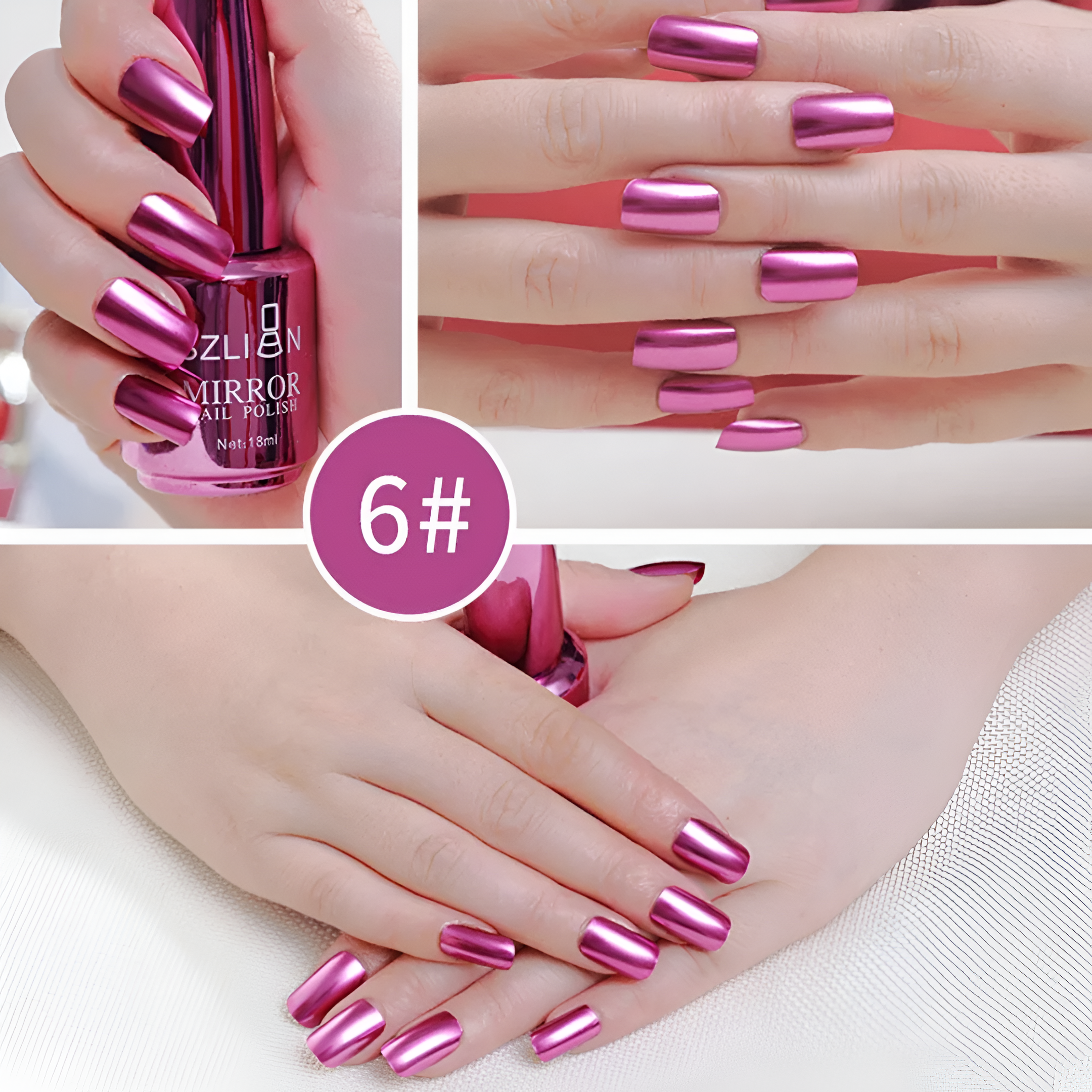 Glamorous Metallic Mirror Nail Polish