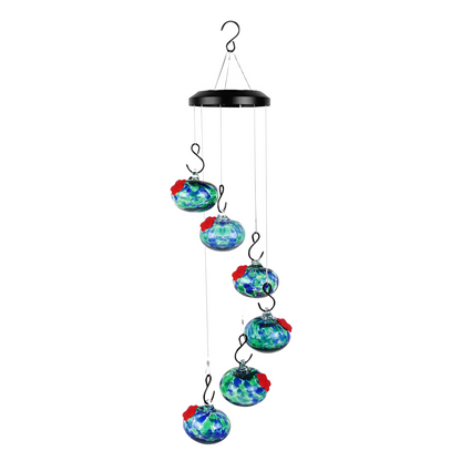 Charming Wind Chimes Hummingbird feeders for Outdoors Hanging.