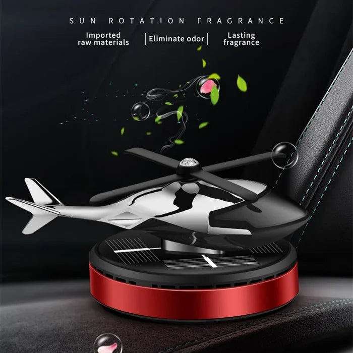 Solar-powered Helicopter Aromatherapy Car Air Freshener