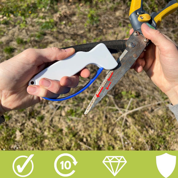 Garden tool sharpener