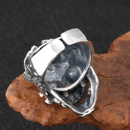 Men's Gothic Punk Ring Adjustable