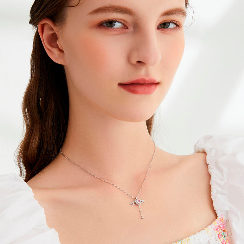 🎉[Special Offer] Get 2 Pink Angel Wings Necklace for the price of 1🎉