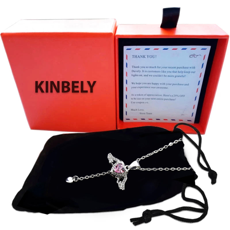 🎉[Special Offer] Get 2 Pink Angel Wings Necklace for the price of 1🎉
