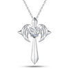 Angel Wings Cross Necklace Gift