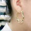 🎁2024 New Year Hot Sale🎁Multilayer Hoop Earrings