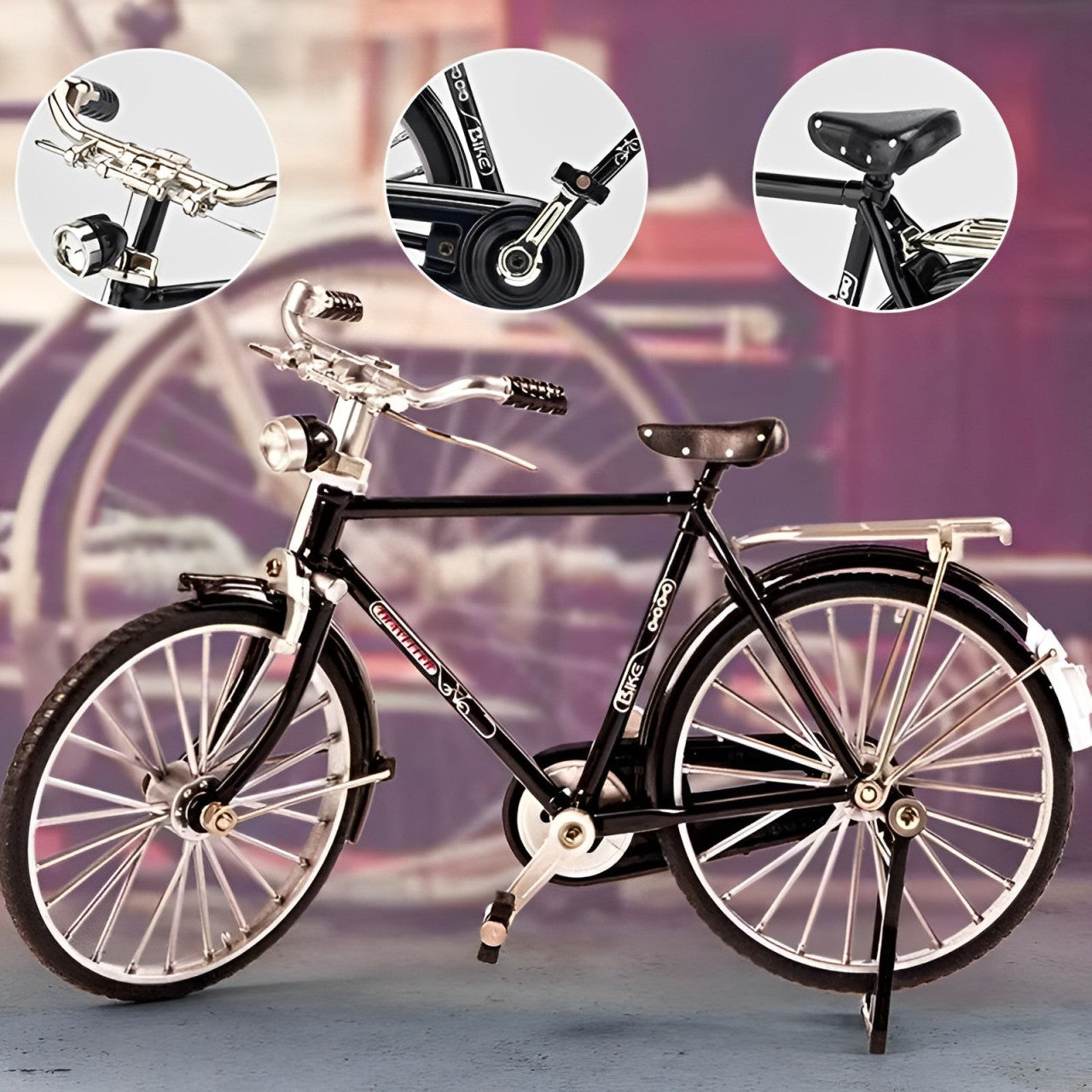 🎅51 PCS DIY Retro Bicycle Model Ornament For Kids 🎁🌲