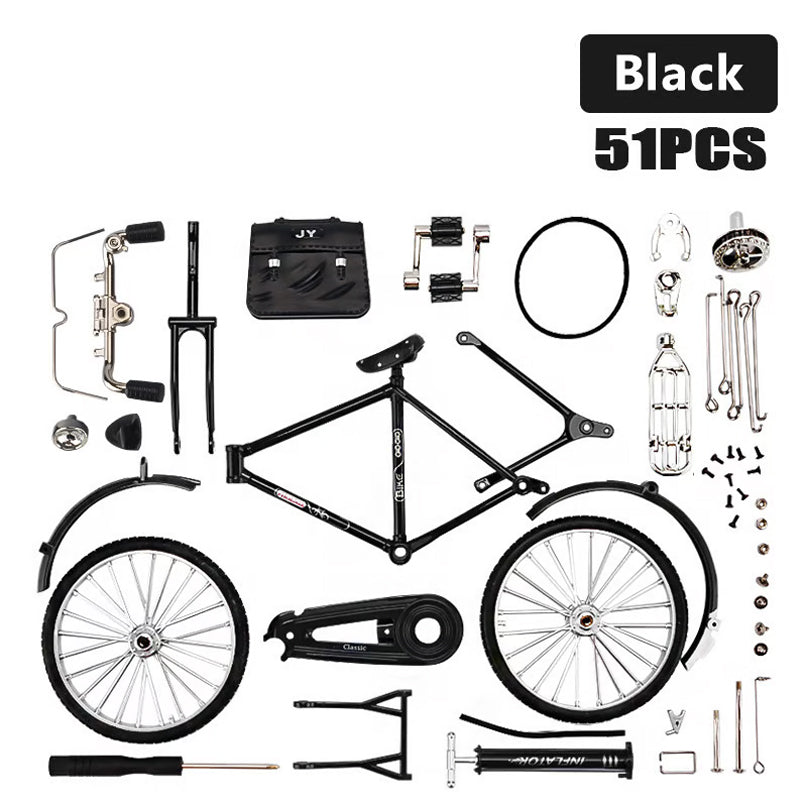 🎅51 PCS DIY Retro Bicycle Model Ornament For Kids 🎁🌲