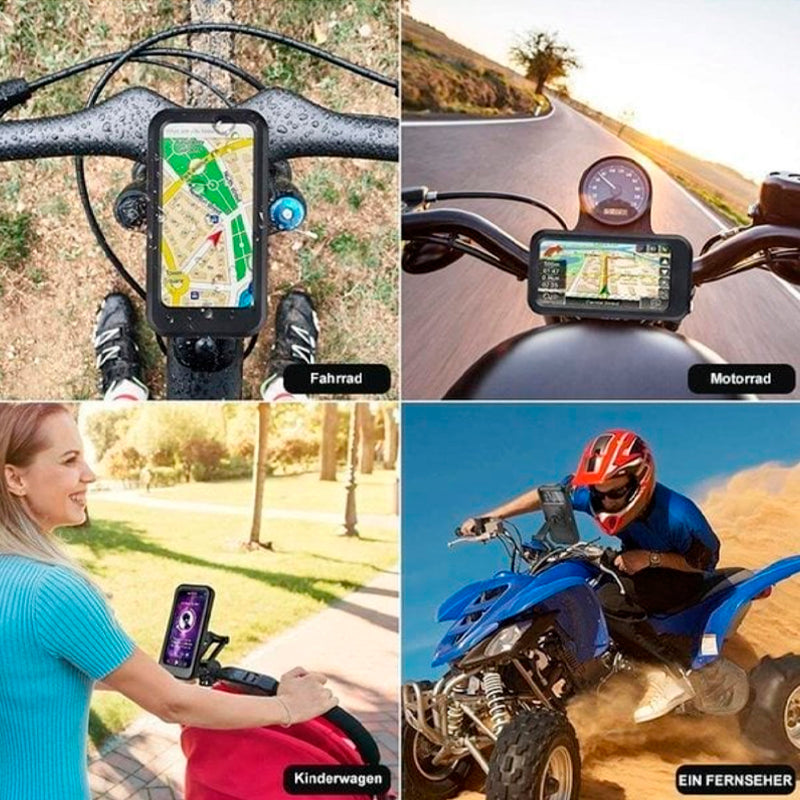 Waterproof Bicycle and Motorcycle Phone Holder