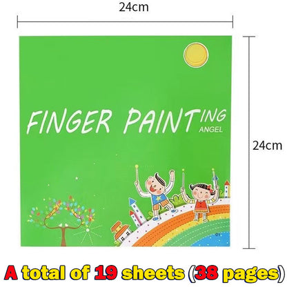 Fun finger painting kit + free notebook 📗🎨