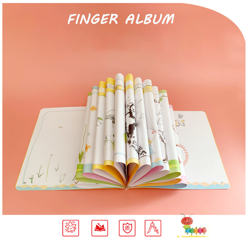 Fun finger painting kit + free notebook 📗🎨