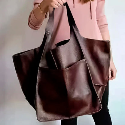 Large size leather women's bags