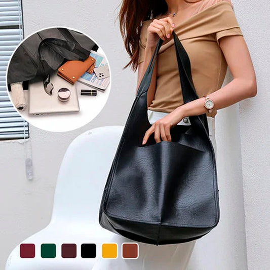 Large size leather women's bags