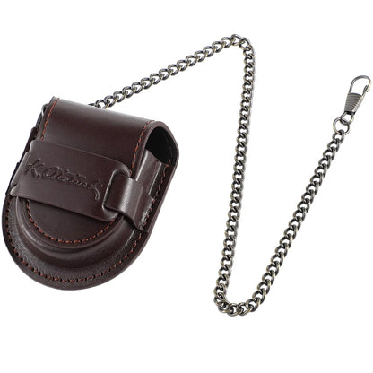 🎁Portable Leather Pocket Watch Pouch!✨