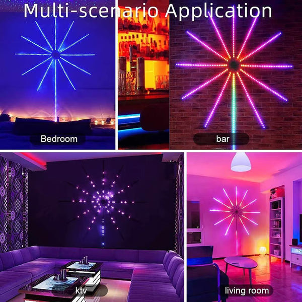 🎁2025 New Year Hot Sale🔥 WiFi Bluetooth Smart Fireworks Led Light