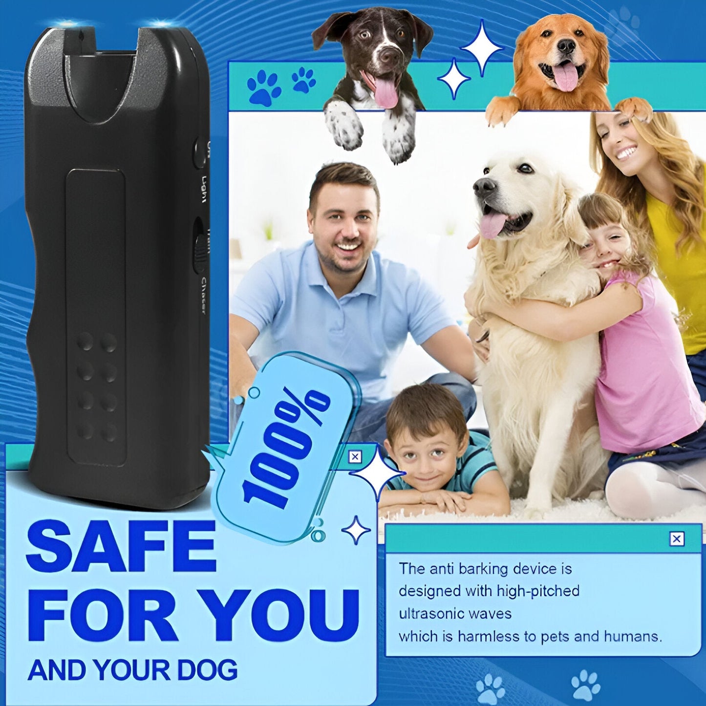 🎉[Special Offer] Get 1 Extra Ultrasonic dog repellent at 75% Off)🎉