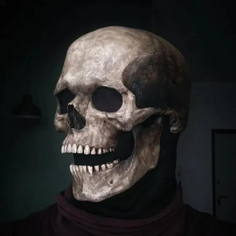 Máscara de calavera con mandíbula móvil 💀