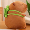 Capybara Plush Backpack & Baby Turtle