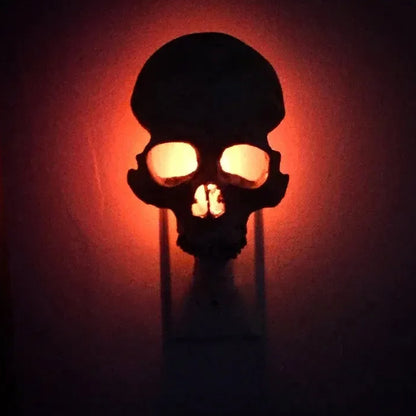 🔥New Handmade Skull Night Light for Halloween.🎃