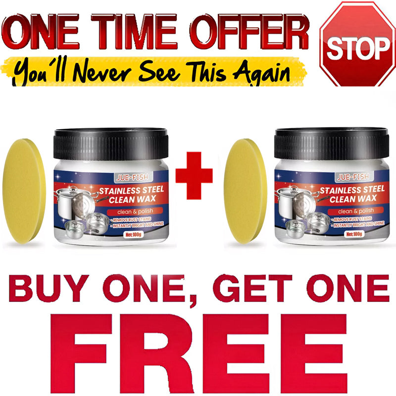 🎉[Special Offer] Get 2 Nanotechnology Stainless Steel Magic Cleaning Paste for the price of 1🎉