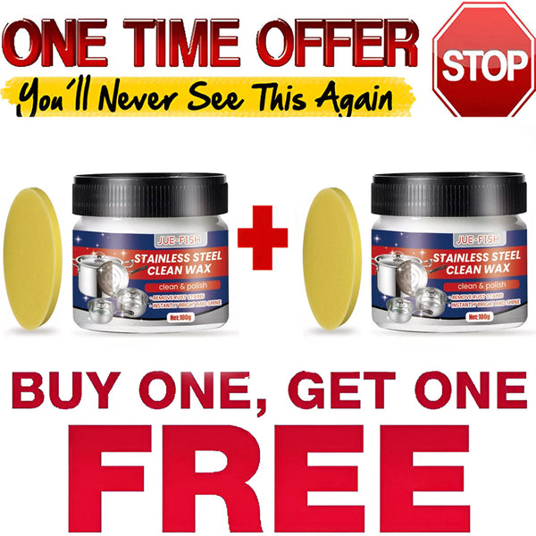 🎉[Special Offer] Get 2 Nanotechnology Stainless Steel Magic Cleaning Paste for the price of 1🎉