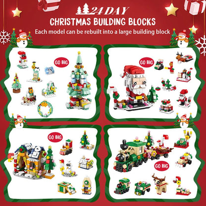 🌲🎁Christmas Building Blocks Advent Calendar for Kids!