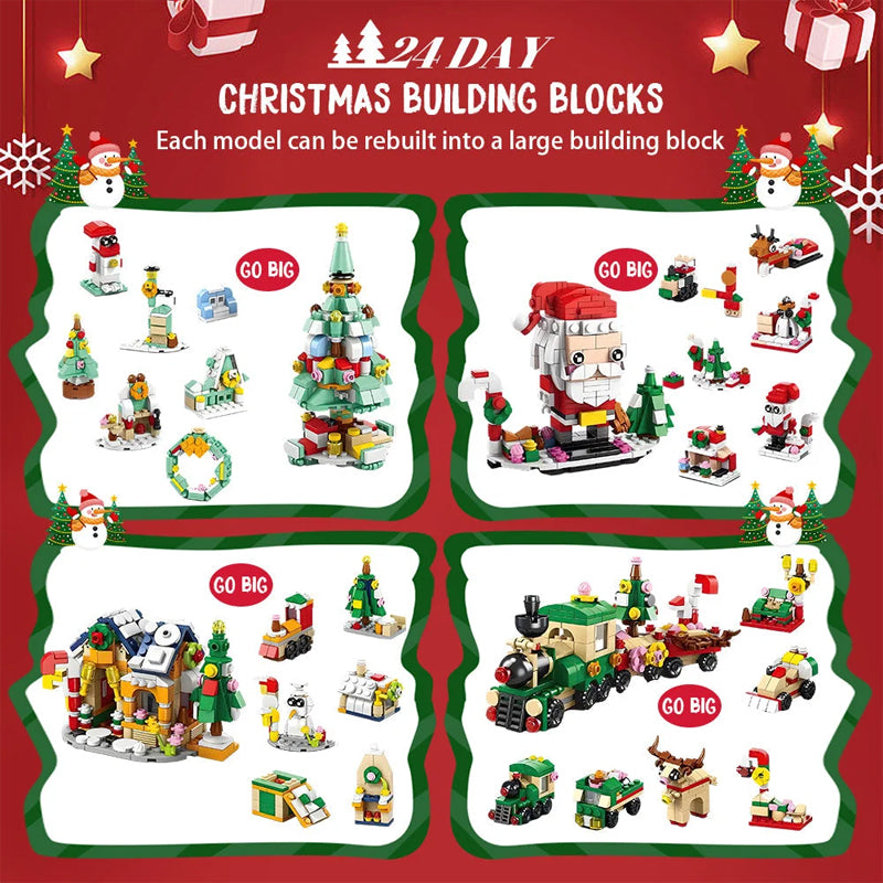 🌲🎁Christmas Building Blocks Advent Calendar for Kids!