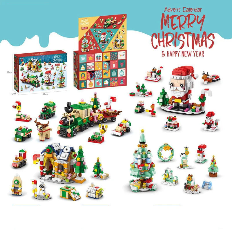 🌲🎁Christmas Building Blocks Advent Calendar for Kids!