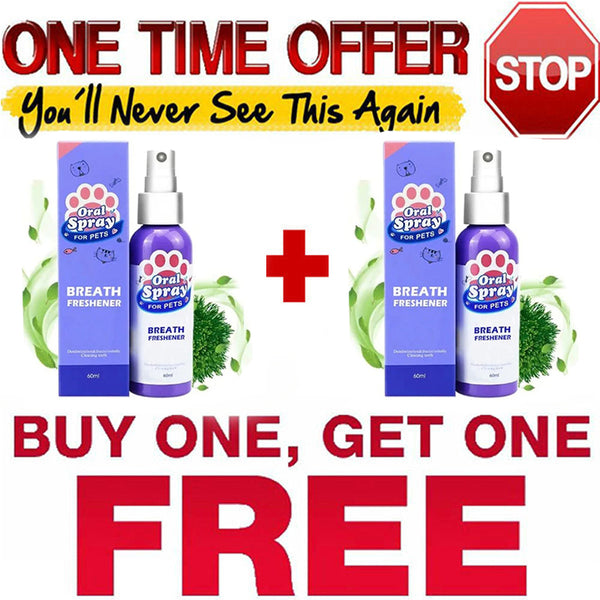 🎉[Special Offer] Get 2 Pet Teeth Cleaning Spray, for the price of 1🎉