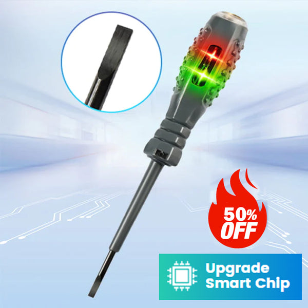 New screwdriver and voltage tester