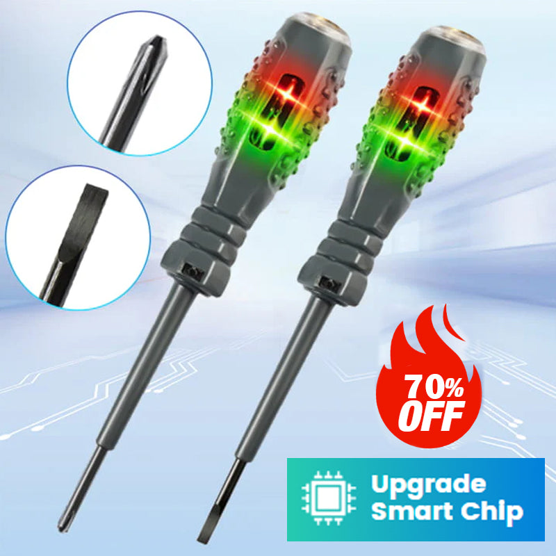New screwdriver and voltage tester