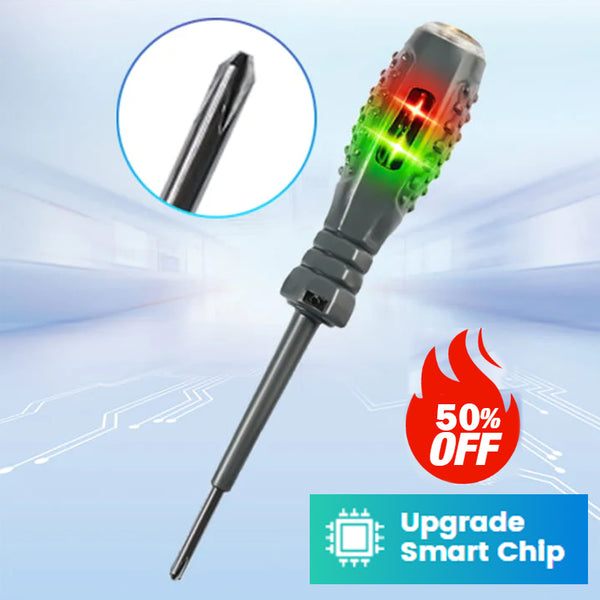 New screwdriver and voltage tester