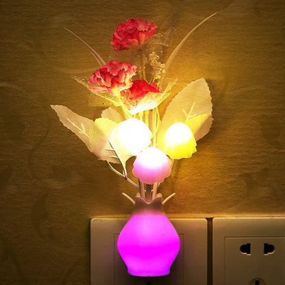 Multicolor Mushroom LED Night Lights