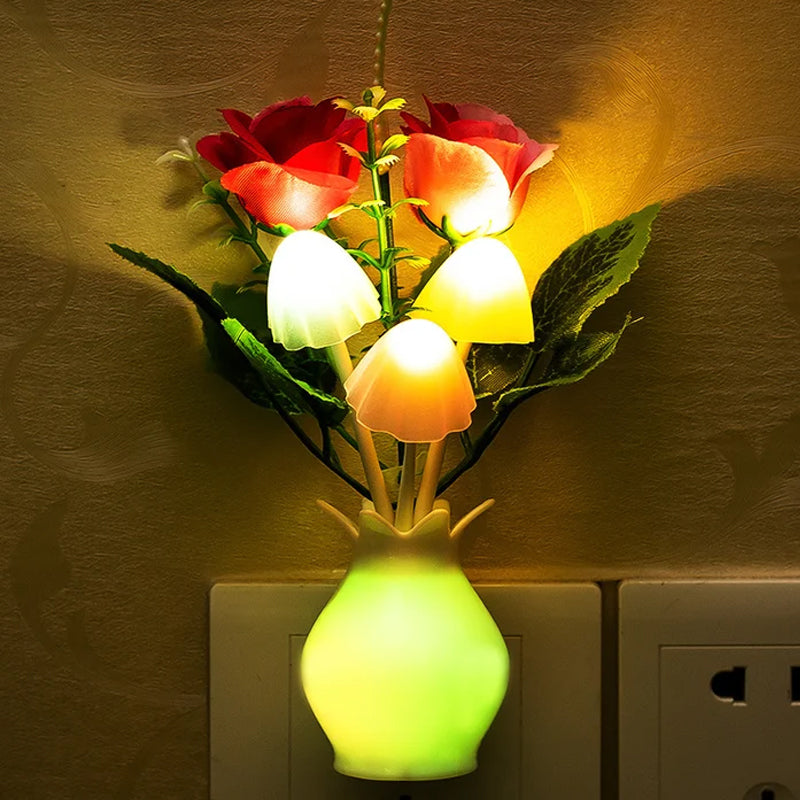 Multicolor Mushroom LED Night Lights