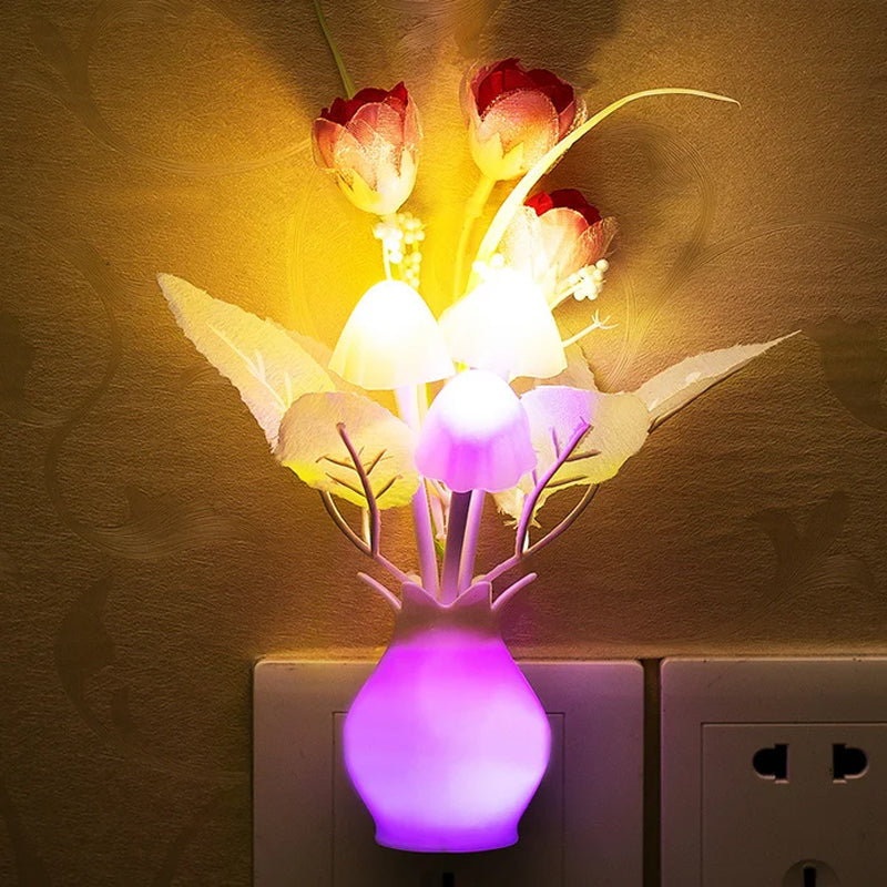 Multicolor Mushroom LED Night Lights