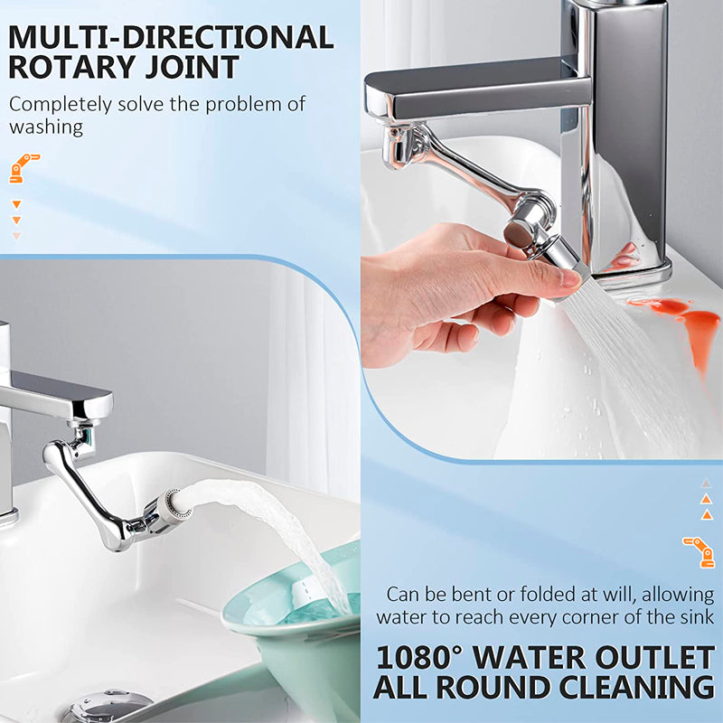 1080° Swivel Universal Faucet Extender