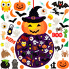 Halloween Felt Witch Pendant for Kids (52 Pieces)