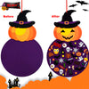 Halloween Felt Witch Pendant for Kids (52 Pieces)