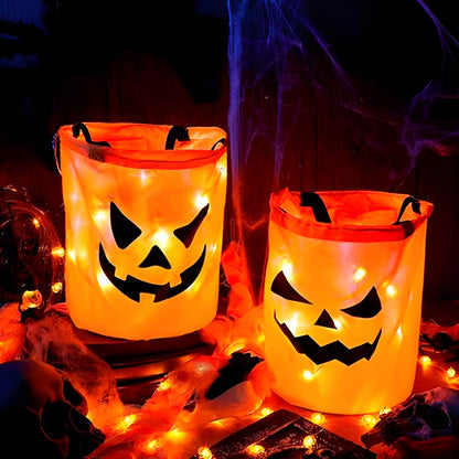 Light Up Halloween Trick or Treat Bucket