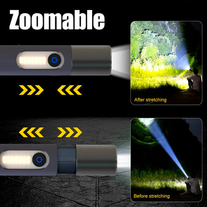 LED Rechargeable Tactical Laser Flashlight