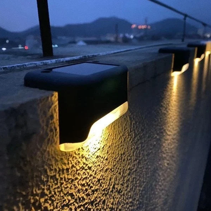 LED Solar Pathway Stair Lamp Outdoor Waterproof