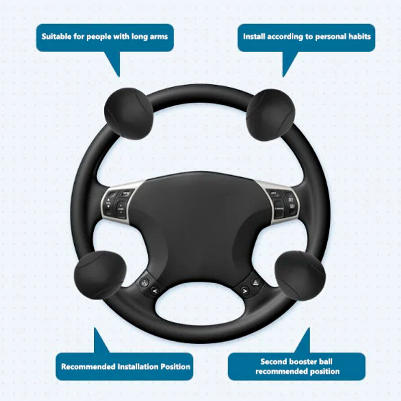 Car steering wheel booster