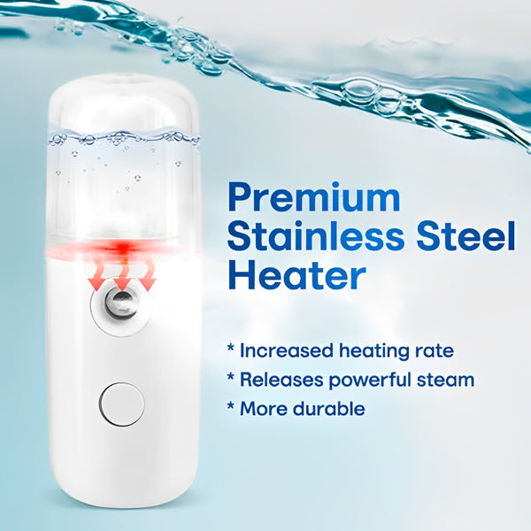 Sunshine Easy Care Mini Travel Steamer with 15 Second Heat-Up