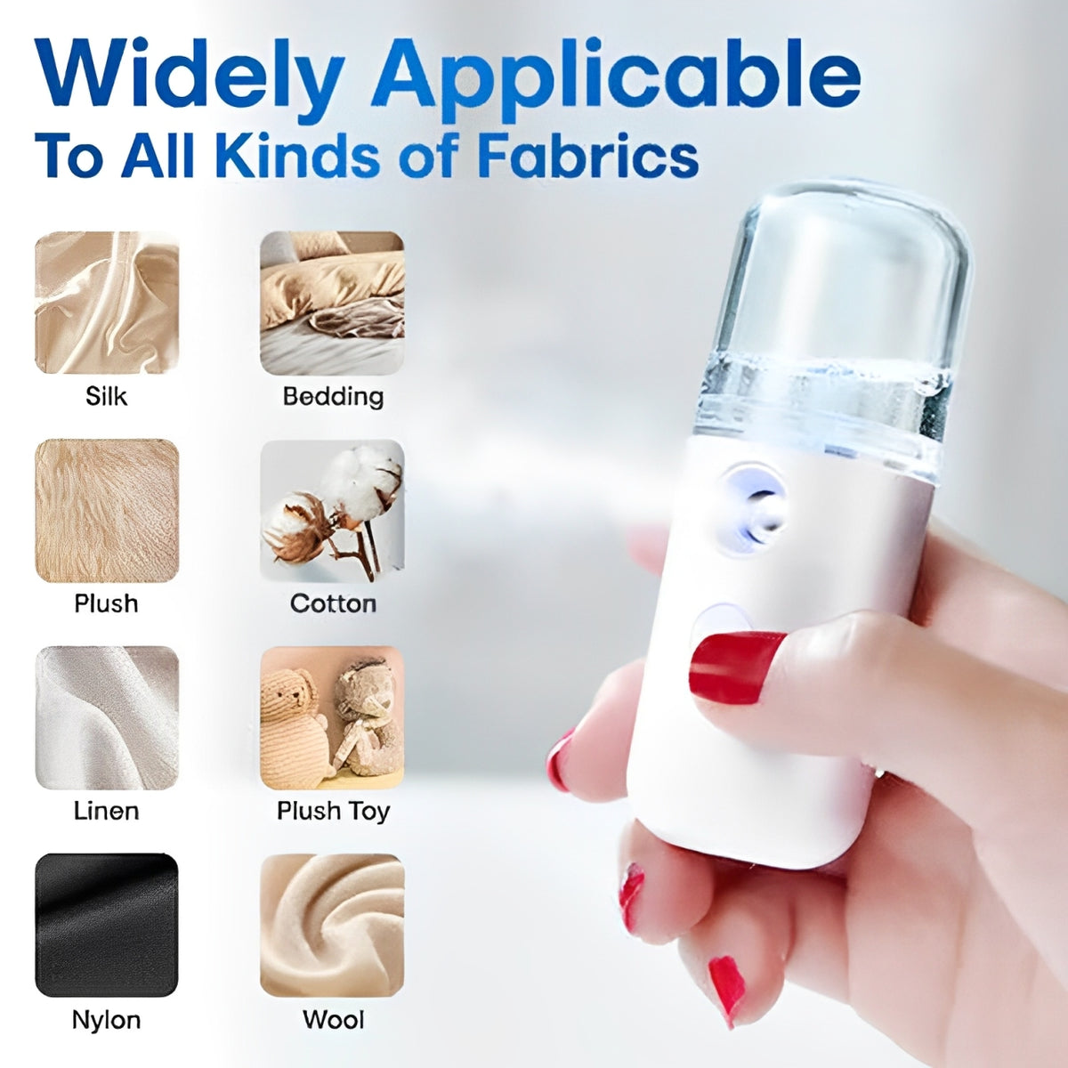 Sunshine Easy Care Mini Travel Steamer with 15 Second Heat-Up