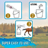 Instant equine fly repellent