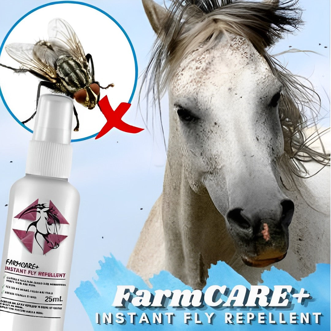 Instant equine fly repellent