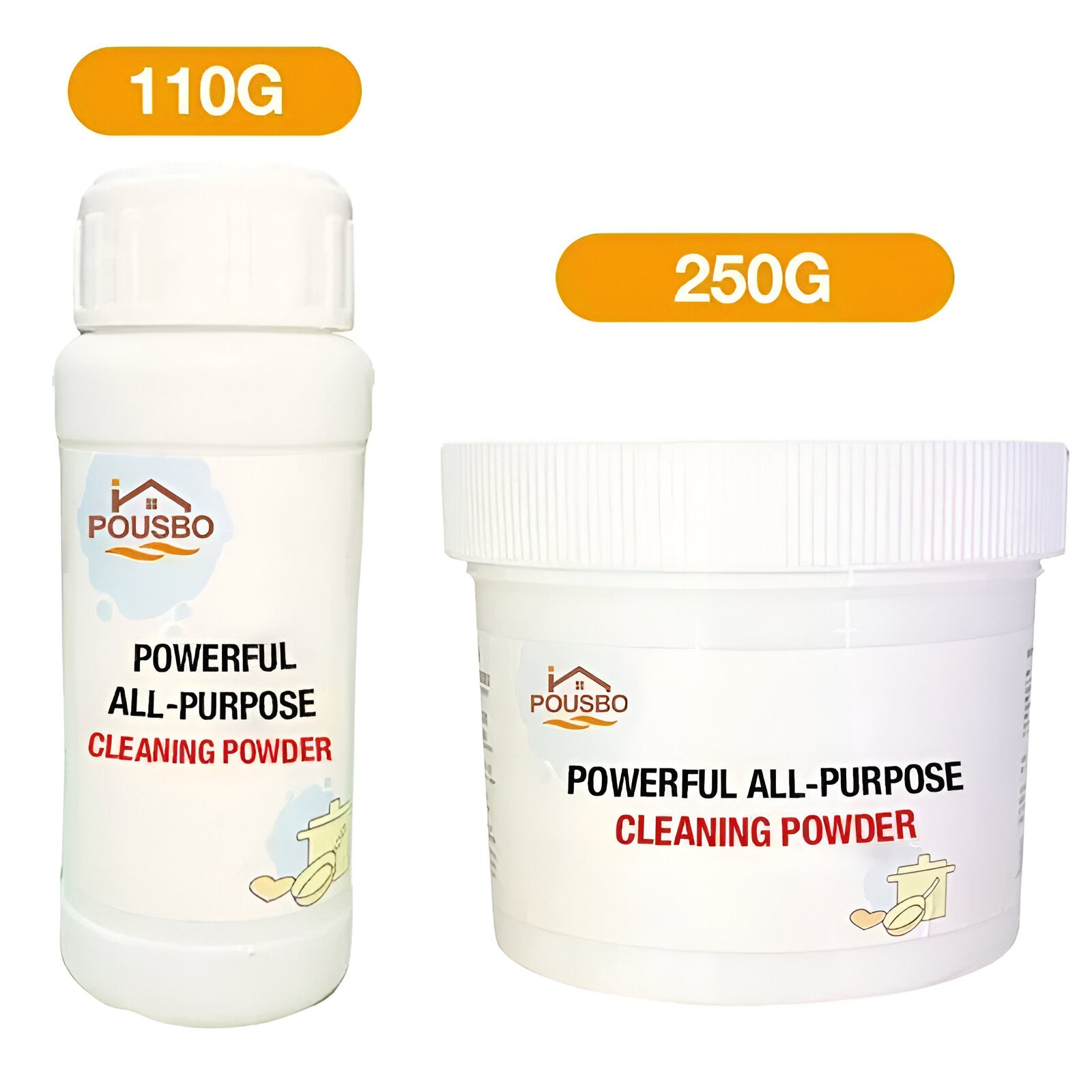 Powerful multi-purpose powder cleaner for kitchen